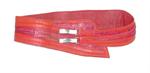 Hotsjok design slangeskindsb�lte r�de nuancer